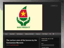 Tablet Screenshot of bhsproject.com